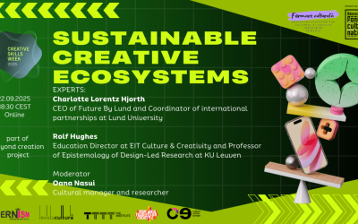 Sustainable Creative Ecosystems: knowledge transfer discussion with Charlotte Lorentz Hjorth and Rolf Hughes